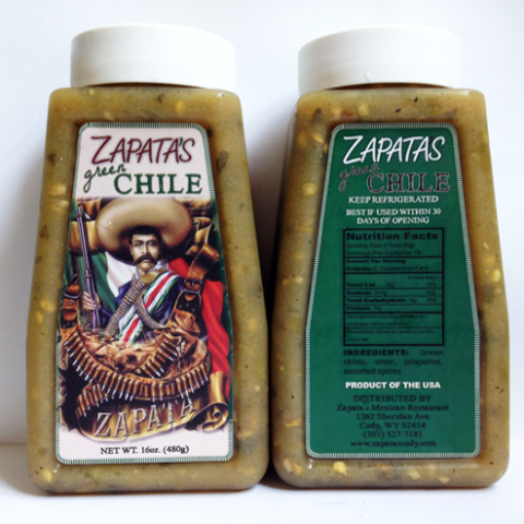 16 oz. Zapata’s Green Chile